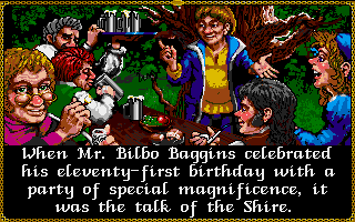 J.R.R. Tolkien's The Lord of the Rings, Vol. I screenshot 2 for Amiga